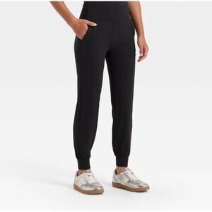 All in Motion Girls Active Joggers Leggings Black Stretchy High Rise NEW L 10/12